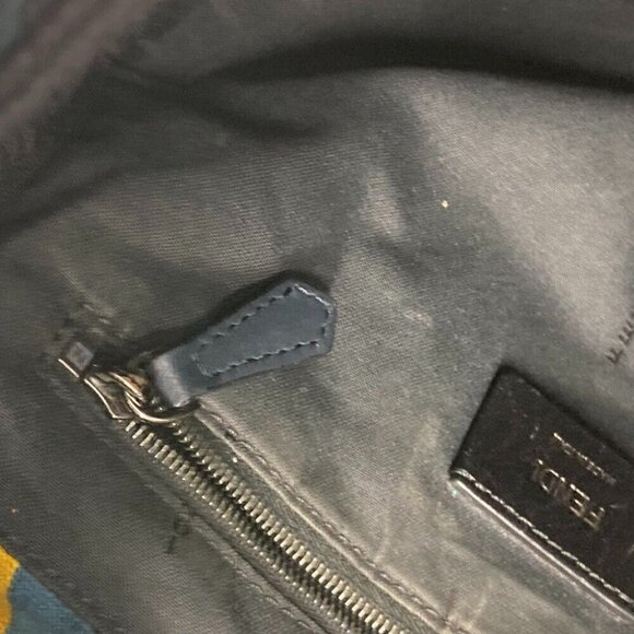 FENDI optical stripe backpack bag Backpack Canvas/Leather - Picture 10 of 10